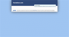 Desktop Screenshot of fractalism.com